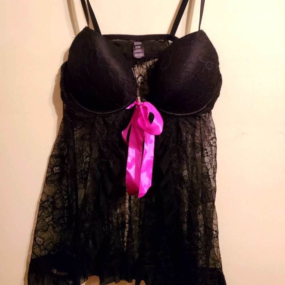 Open front negligee